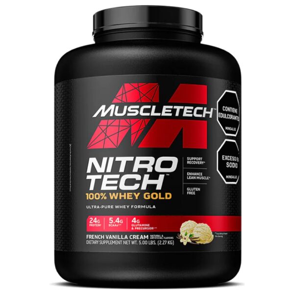 NITRO TECH 100% WHEY GOLD 5 LBS